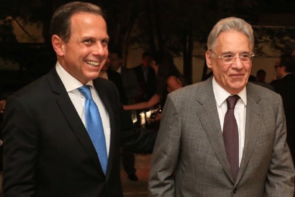 Apesar de aproximação de Lula, FHC reforça apoio à candidatura de Doria
