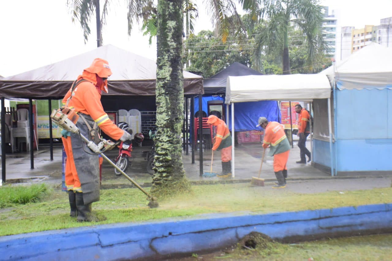 Limpeza e revitalização no CSU do Parque 10