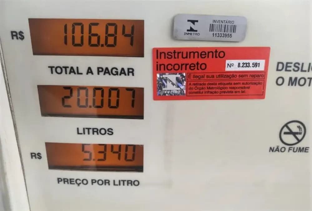 Litro da gasolina terá reajuste de 5,18% a partir deste sábado