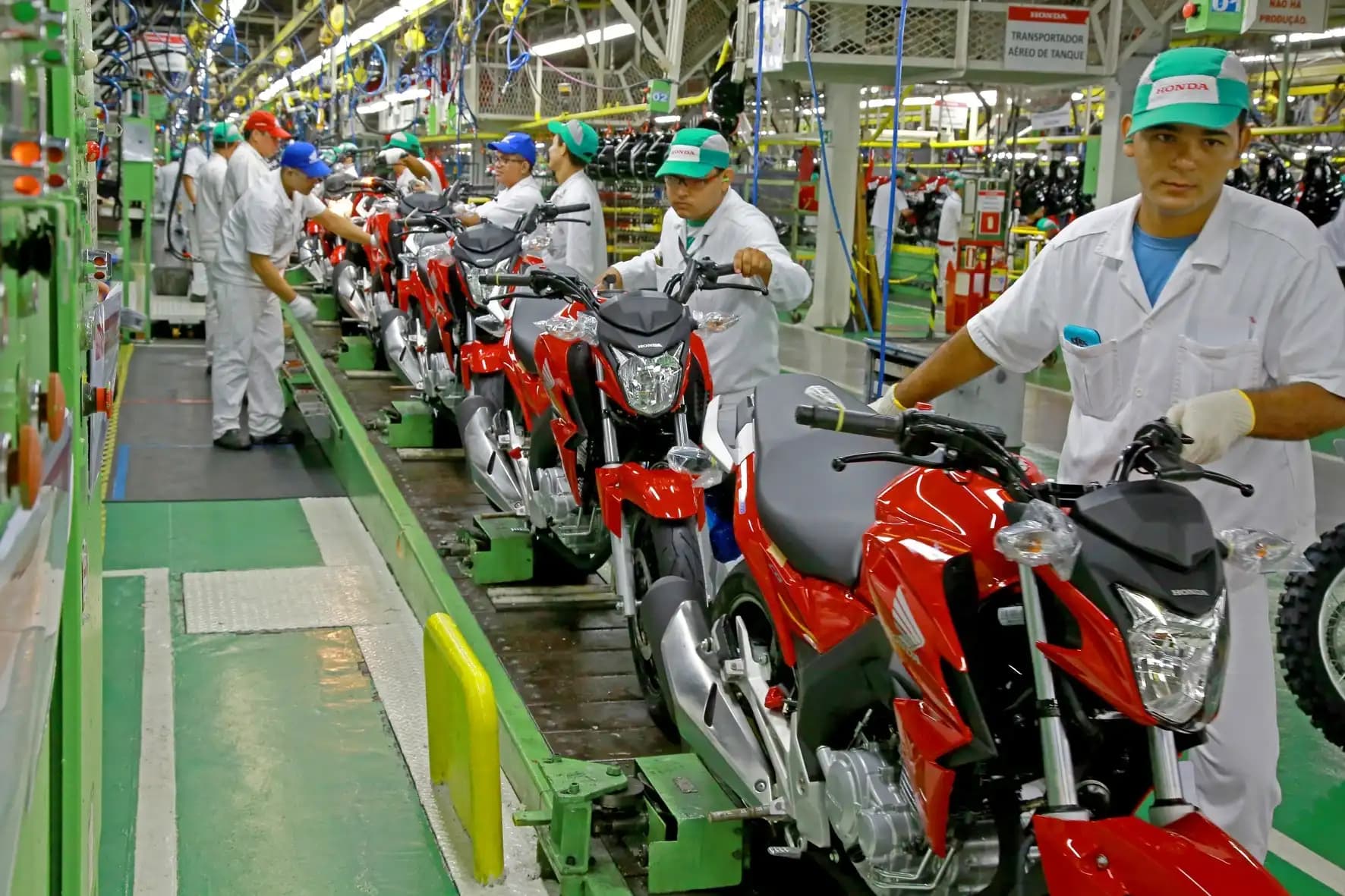 Produção de motocicletas aumenta 18% no primeiro semestre deste ano