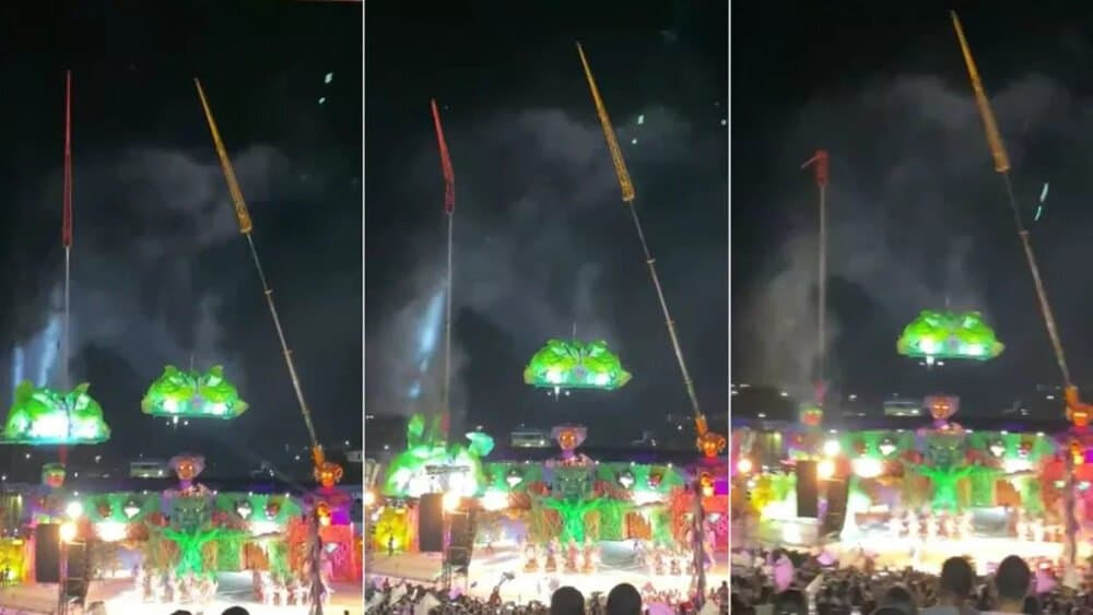 Mais de 20 pessoas ficam feridas após acidente com alegoria no Festival de Cirandas de Manacapuru