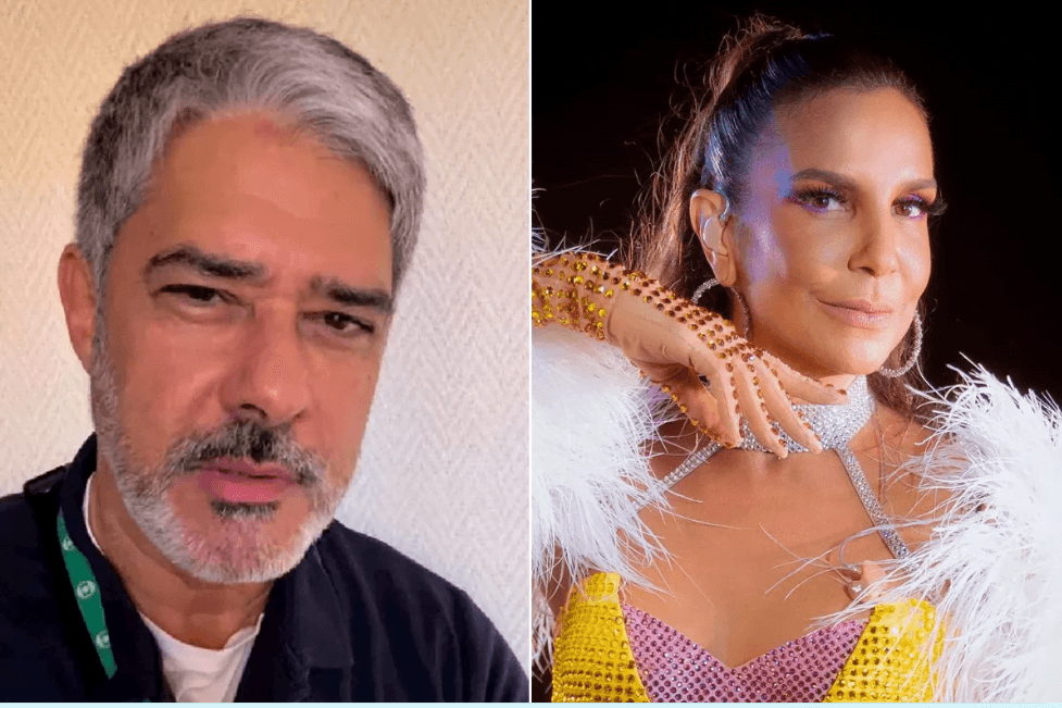 Bonner &#8220;ignora&#8221; Ivete Sangalo na saída da Globo