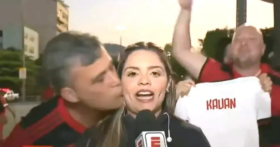 MP-RJ denuncia torcedor que assediou jornalista ao vivo