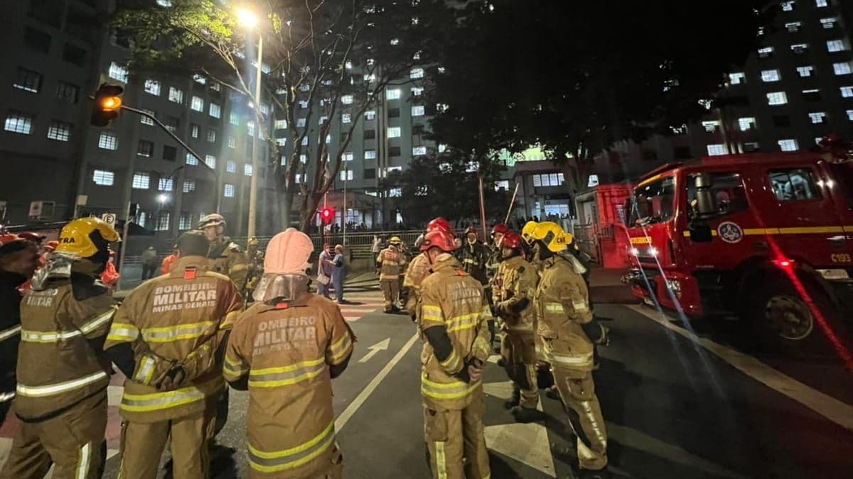 Incêndio atinge hospital e 41 pacientes são removidos em MG