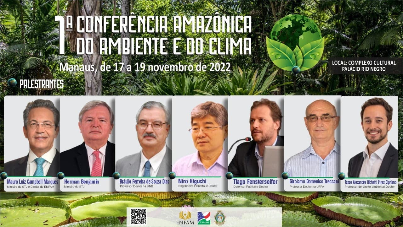 Ministro Mauro Campbell convida para &#8216;1ª Conferência Amazônica do Clima e do Meio Ambiente&#8217;