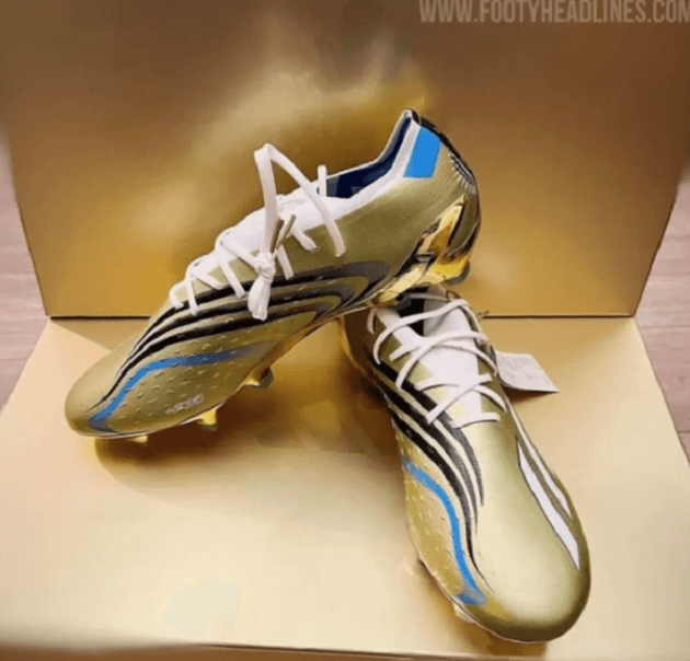 Vazam imagens da &#8220;chuteira de ouro&#8221; que Messi usará na Copa