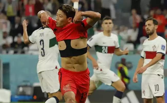 Coreia do Sul ganha de virada de Portugal e passa para oitavas