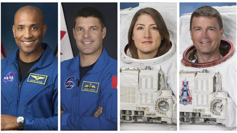 Artemis 2: veja os quatro astronautas que viajarão a Lua em 2024