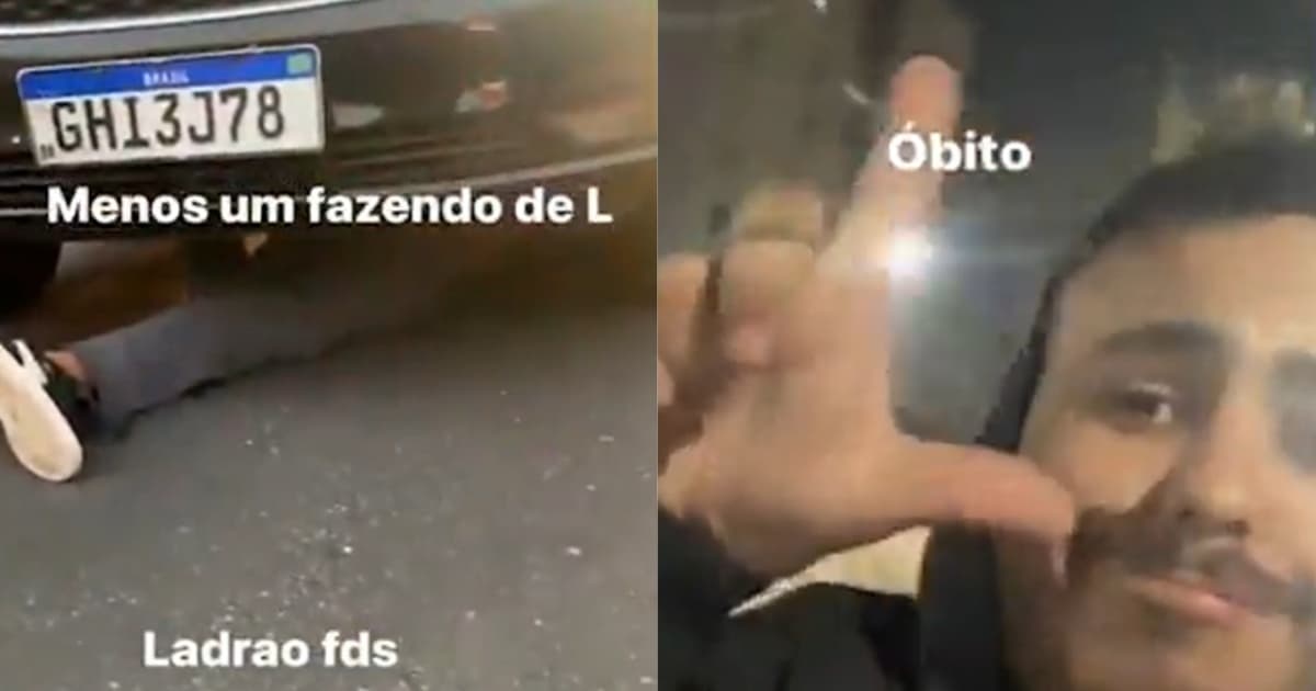 Motorista atropela homem e debocha na internet: &#8220;Menos um pra fazer o L&#8221;