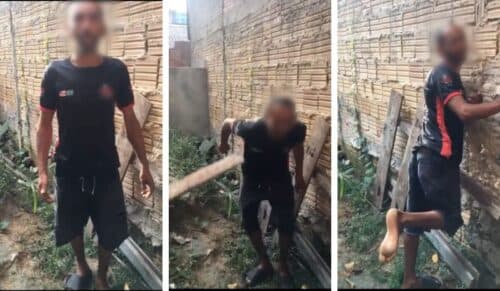VÍDEO: Por &#8220;vacilo&#8221;, homem é espancado com ripadas por &#8220;tribunal do crime&#8221;, em Manaus