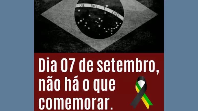 Nas redes sociais, bolsonaristas pregam &#8220;fique em casa&#8221; no 7 de setembro
