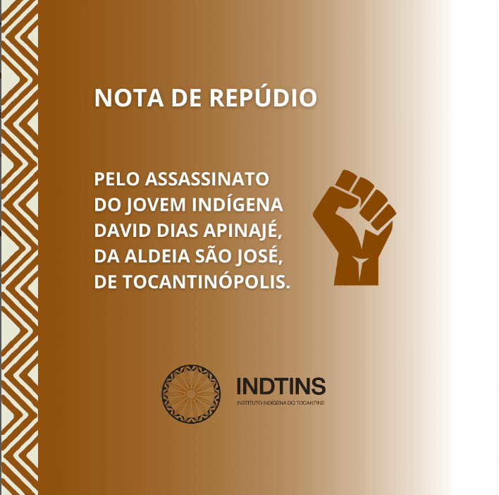 Assassinato brutal de jovem indígena Apinajé no norte do Tocantins gera revolta