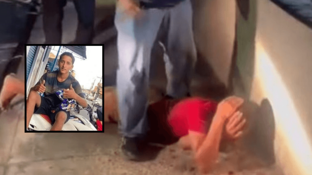 VÍDEO: Suspeito de cometer assaltos é espancado por &#8220;tribunal do povo&#8221;, em Manaus
