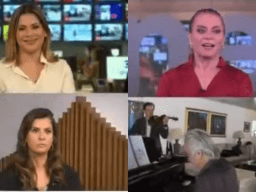 VÍDEO: Jornalista da GloboNews solta palavrão ao vivo e gera climão com colegas: &#8220;P*ta&#8221;
