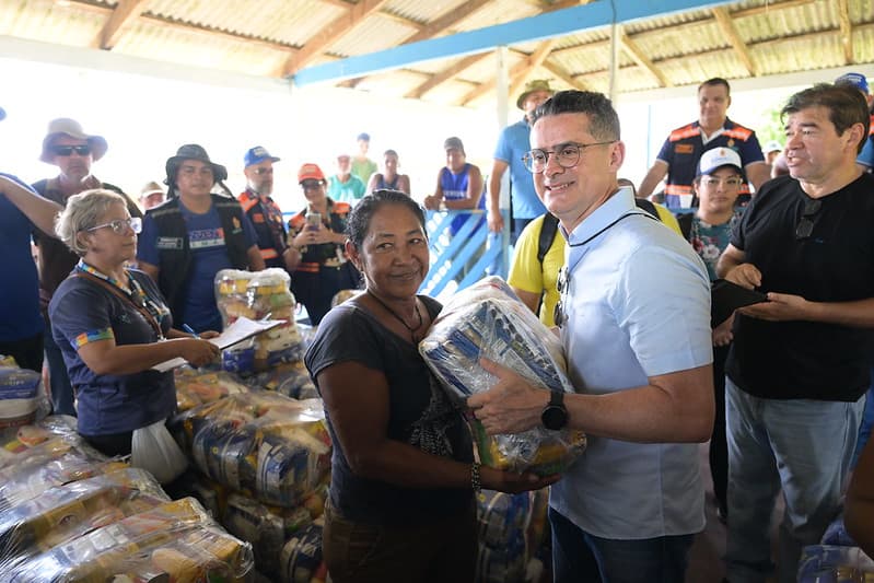 20 mil pessoas receberão cestas básicas na zona rural de Manaus