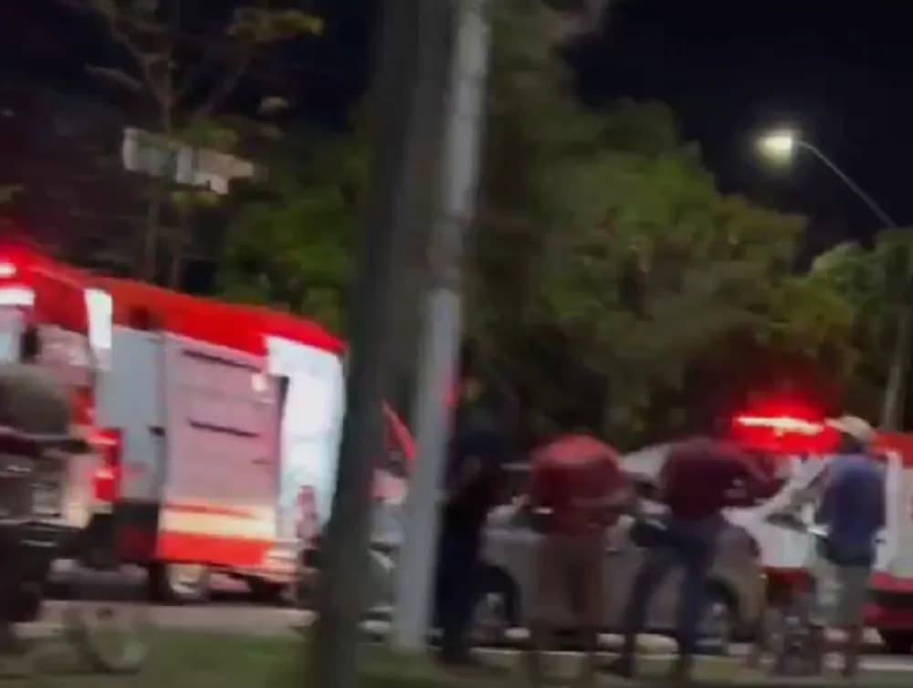 Policial militar fica em estado grave após ser atropelado, em avenida de Palmas