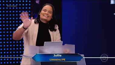 Quem é Jullie Dutra, primeira participante a vencer o &#8220;Quem Quer Ser Um Milionário&#8221;