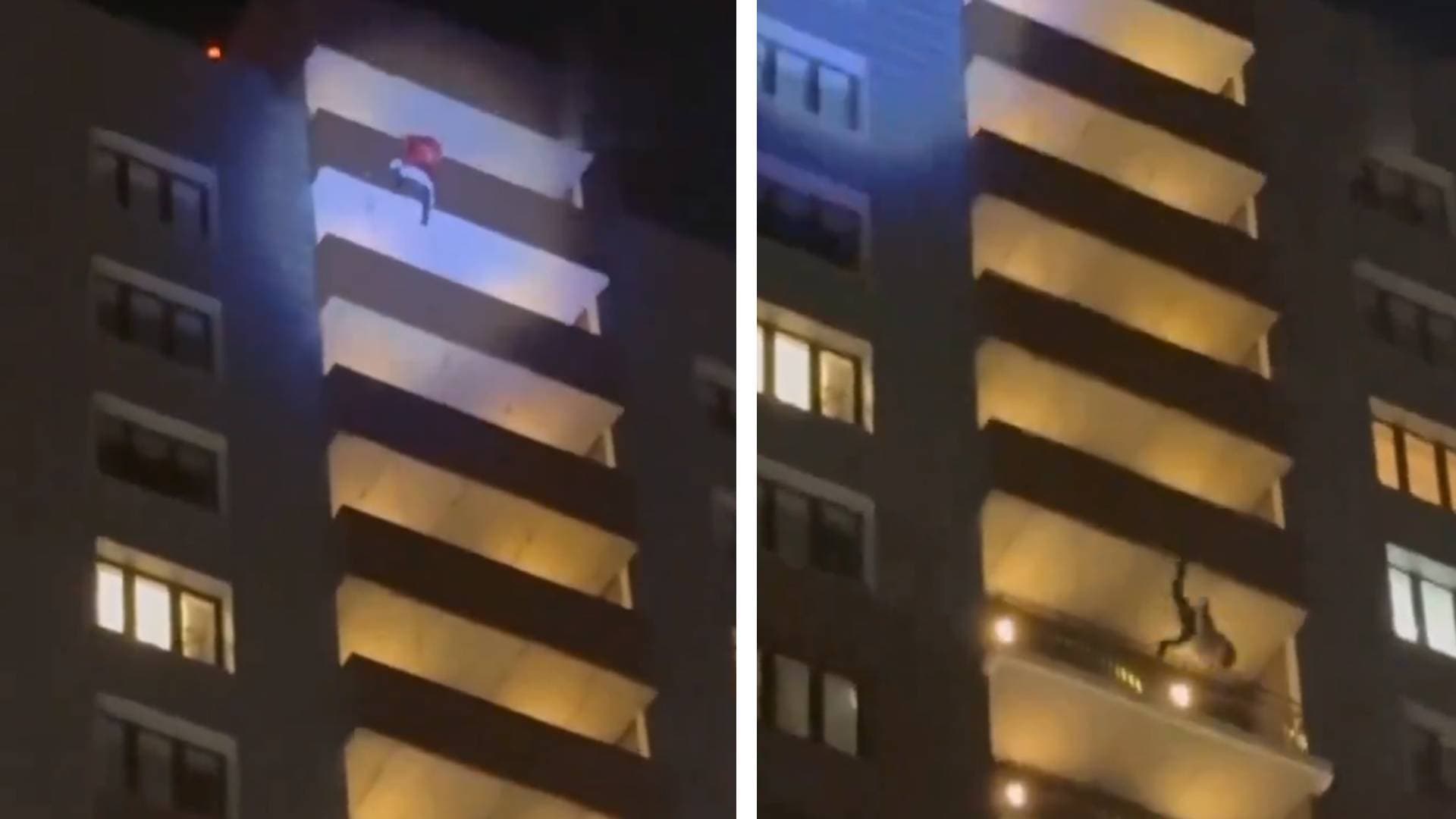 VÍDEO: Homem vestido de papai noel cai de prédio de 24 andares durante apresentação