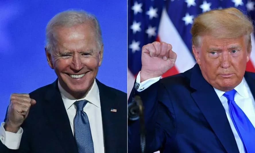 Eleições nos EUA: Biden desafia Trump para 2 debates e republicano diz &#8220;estou pronto&#8221;