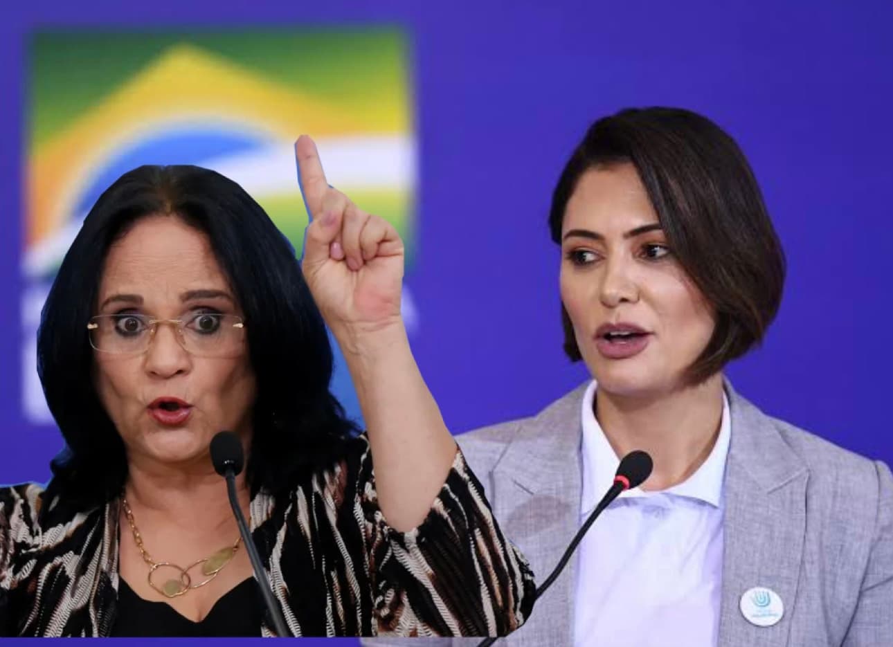 Turnê: Michelle Bolsonaro e Damares farão palestras  nos Estados Unidos durante o carnaval