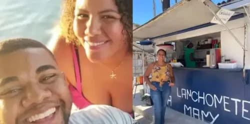 BBB 24: Esposa de Davi viraliza ao criar lanche &#8220;X-Calabreso&#8221;, na Bahia