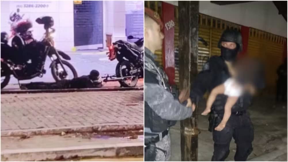 VÍDEO: Atirador de elite acerta mão de homem que fazia criança de refém, no Ceará