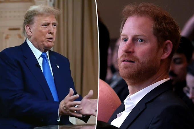 Trump diz que príncipe Harry mentiu e sugere deportação dos EUA: &#8220;Medidas adequadas&#8221;