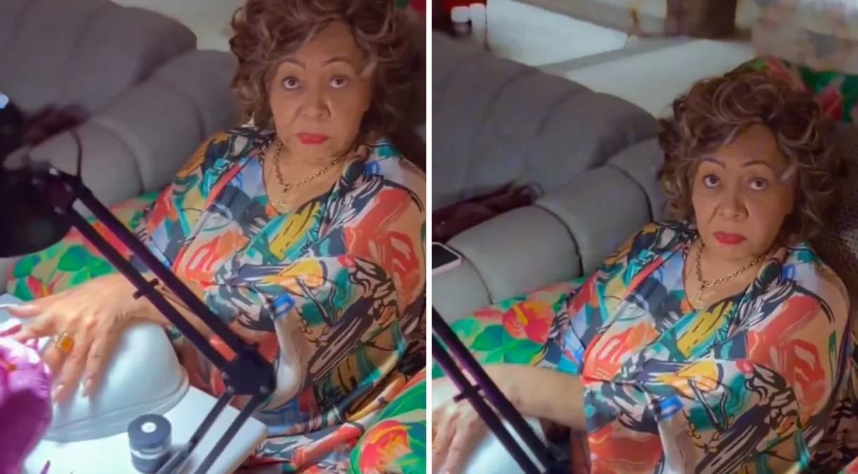 VÍDEO: “Sou mulher de francesinha?” diz ao Alcione ao se irritar com cor de esmalte