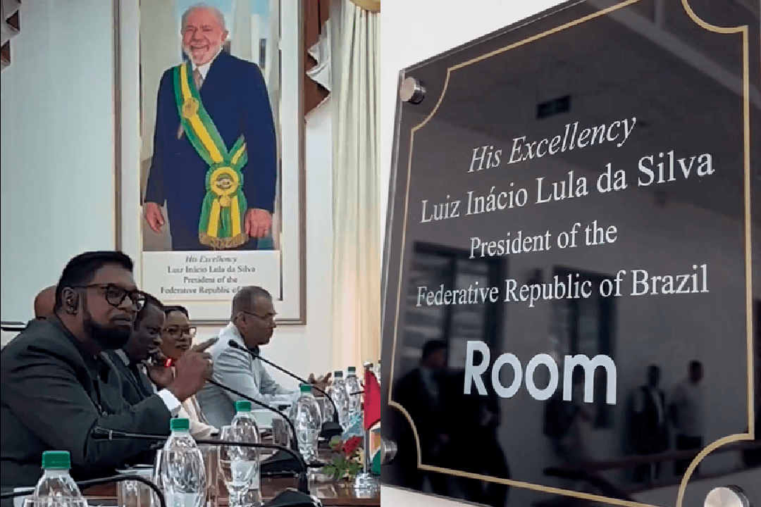 Lula ganha sala em sua homenagem na Guiana