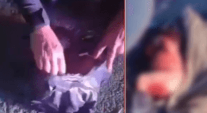 VÍDEO: Recém-nascido é encontrado dentro de saco de lixo em Fortaleza