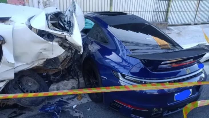 Namorada de dono de Porsche que causou morte em SP depõe; eles teriam discutido antes do acidente