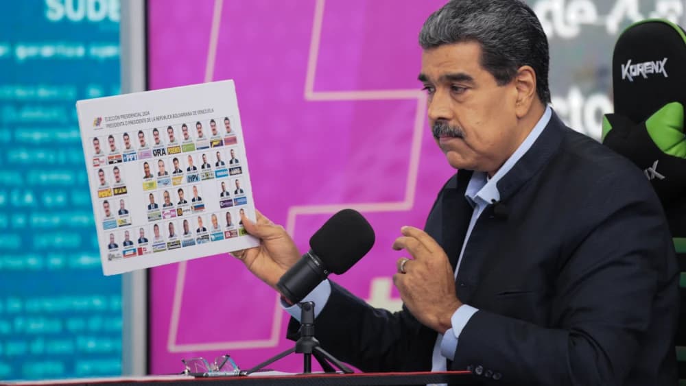 Venezuela: Imagem de Nicolás Maduro aparece 13 vezes em cédula de votação