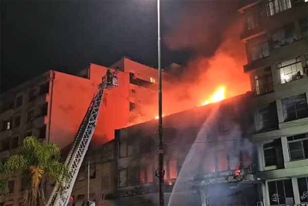 Morador de pousada destruída em incêndio no RS tentou apagar fogo com colchão, diz Polícia
