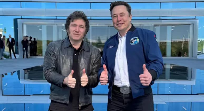 Milei oferece apoio a Musk em &#8216;conflito judiciário e político&#8217; envolvendo o X no Brasil