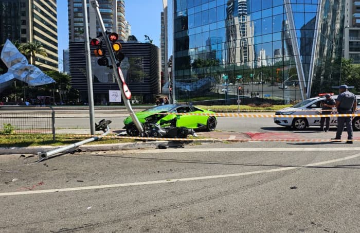 Polícia identifica suspeito de roubar Rolex de dono de Lamborghini que se acidentou em SP