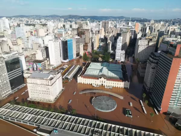 RS: lago Guaíba pode atingir nível recorde entre segunda e terça-feira, diz UFRGS