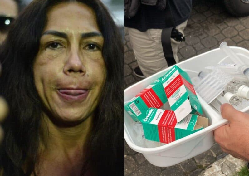 Em revista, &#8220;cilindros&#8221; de Ketamina são encontrados nas partes íntimas da mãe de Djidja Cardoso