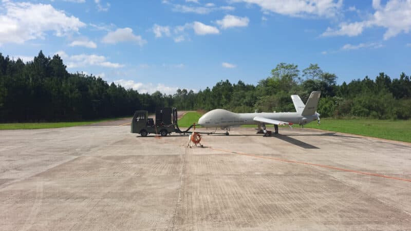 Drone da FAB cai durante voo de apoio às vítimas das inundações no RS