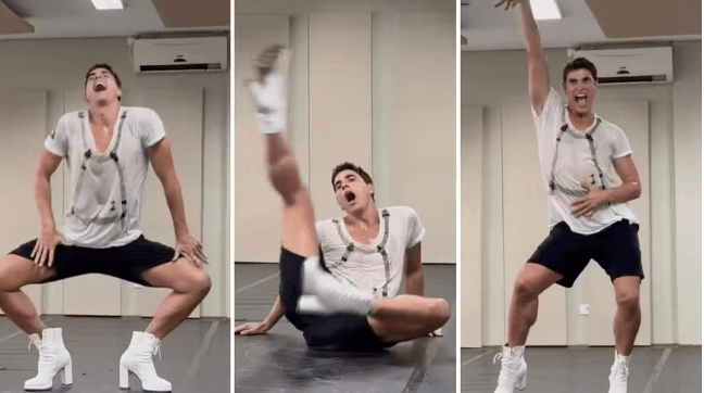 Reynaldo Gianecchini impressiona ao dançar &#8216;Vogue&#8217; para interpretar drag queen em musical