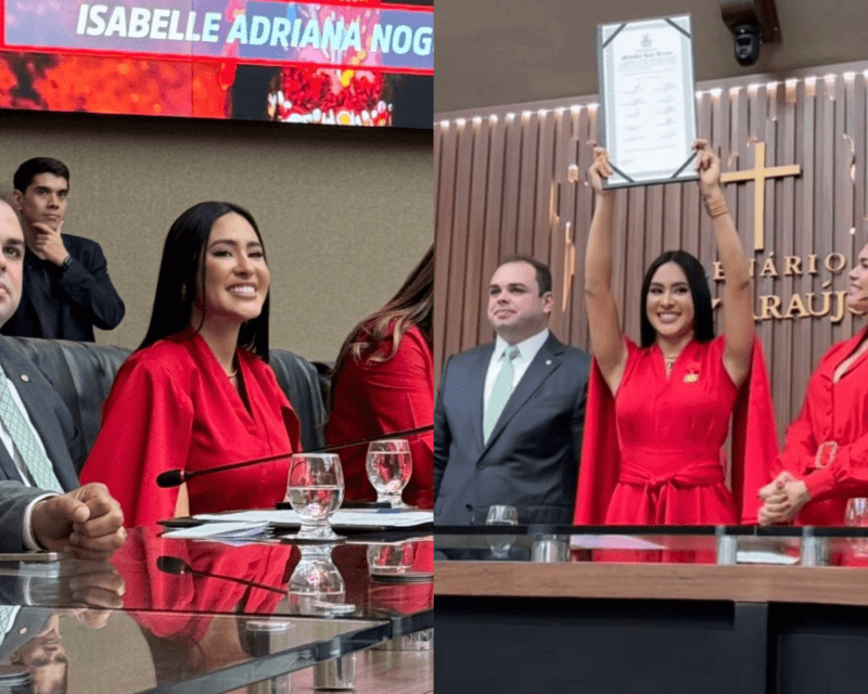 &#8220;Unificação das nossas duas cores&#8221;, diz Isabelle ao receber honraria da medalha Ruy Araújo