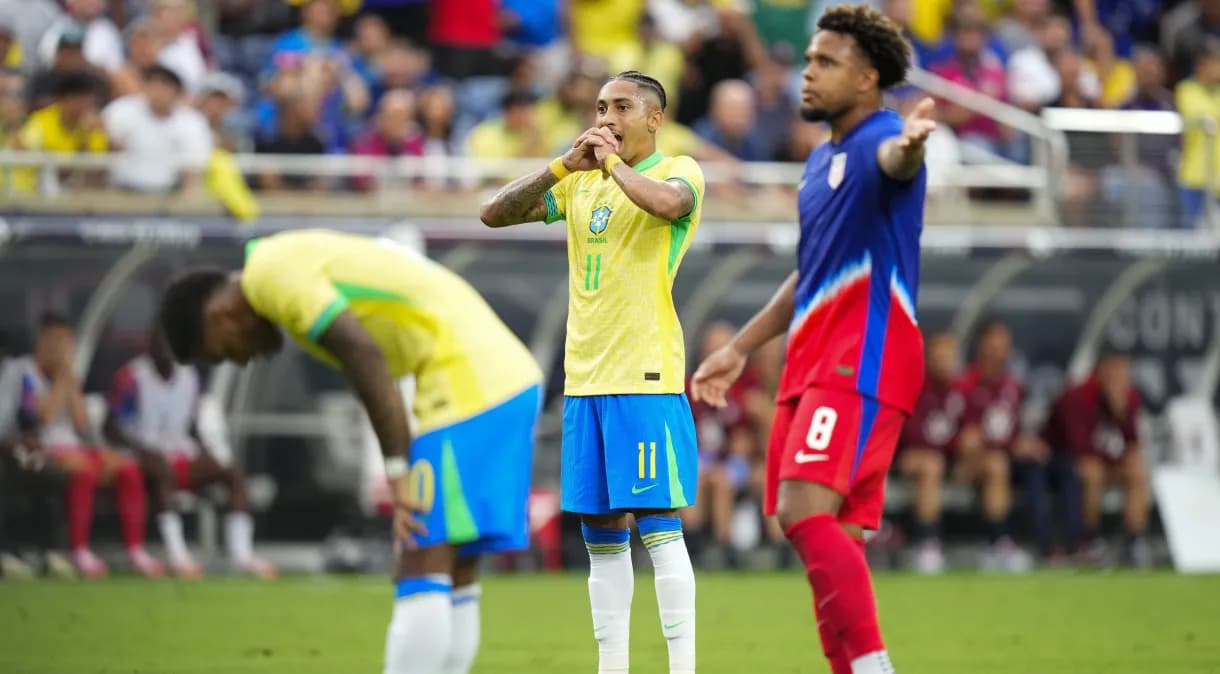 Em último teste antes da Copa América, Brasil fica no empate com os Estados Unidos