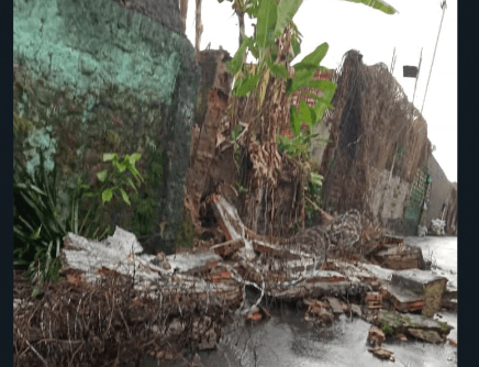 Desbarrancamento, UBS alagada e desmoronamento: veja estragos causados pela forte chuva em Manaus