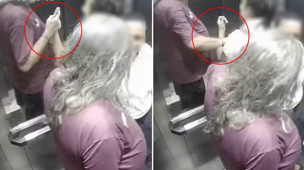 VÍDEO: Empresário assedia mulher em elevador em Fortaleza: &#8220;Segurou meu peito&#8221;
