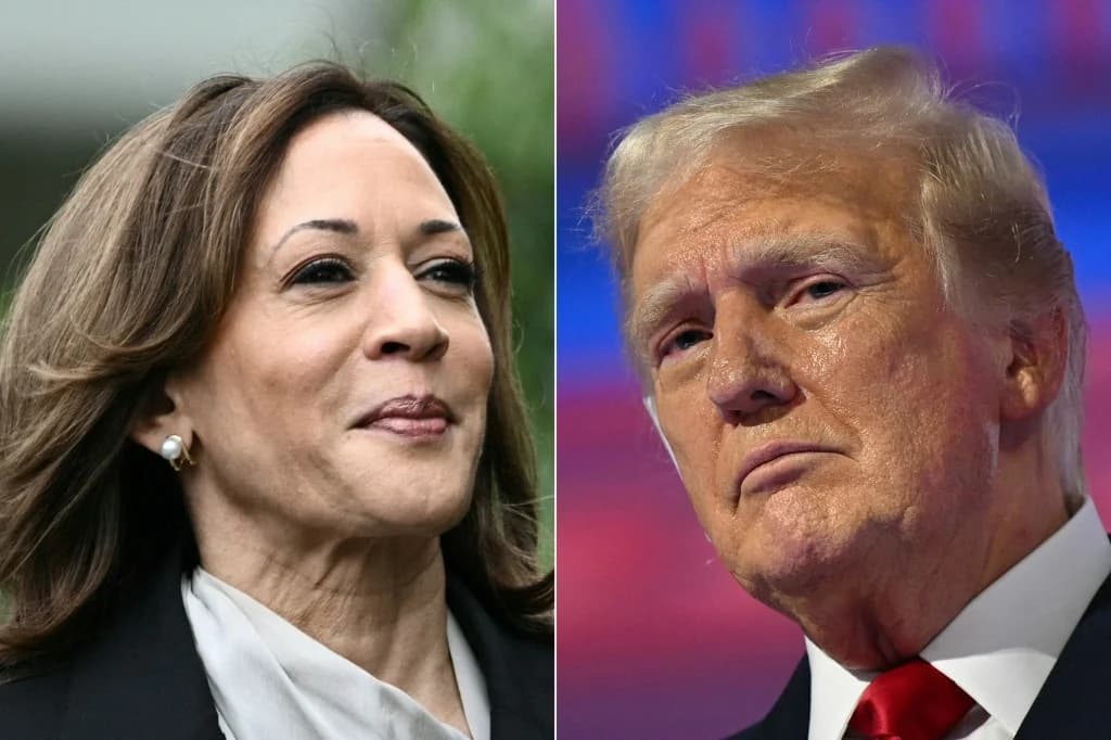 Pesquisa revela empate técnico entre Kamala e Trump em todos os estados-pêndulo dos EUA