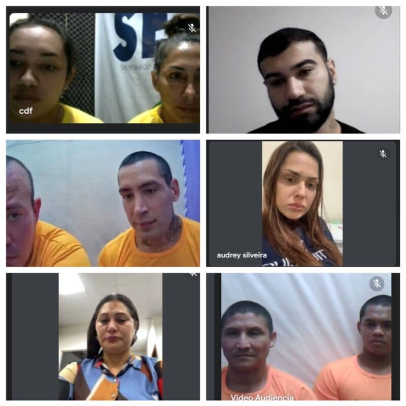 Veja como estão os envolvidos no &#8216;Caso Djidja&#8217; durante audiência de instrução