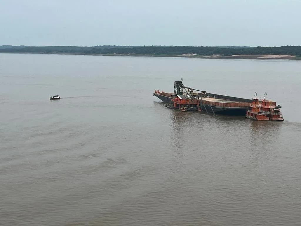 Dragagem em trechos do rio Amazonas deve começar nesta semana 