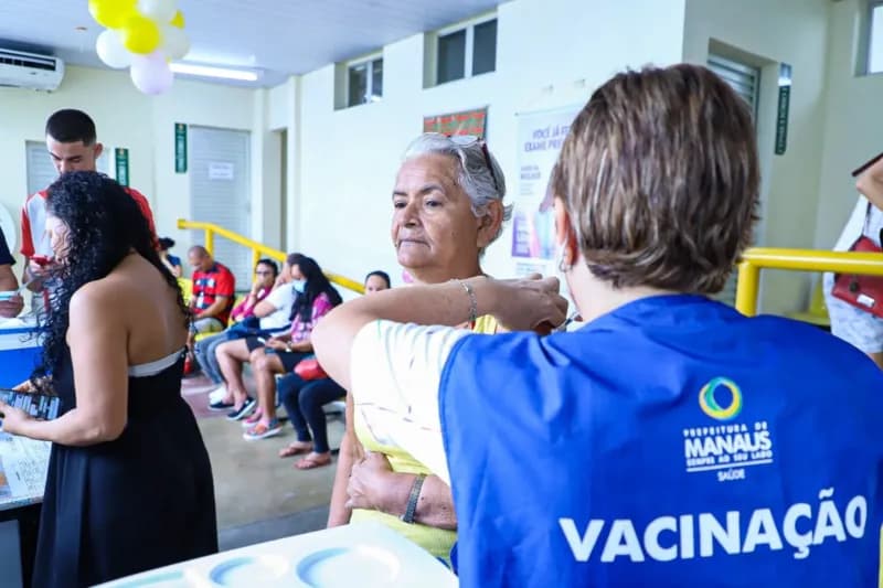 Vacinação contra influenza é ampliada para a população nesta segunda em Manaus
