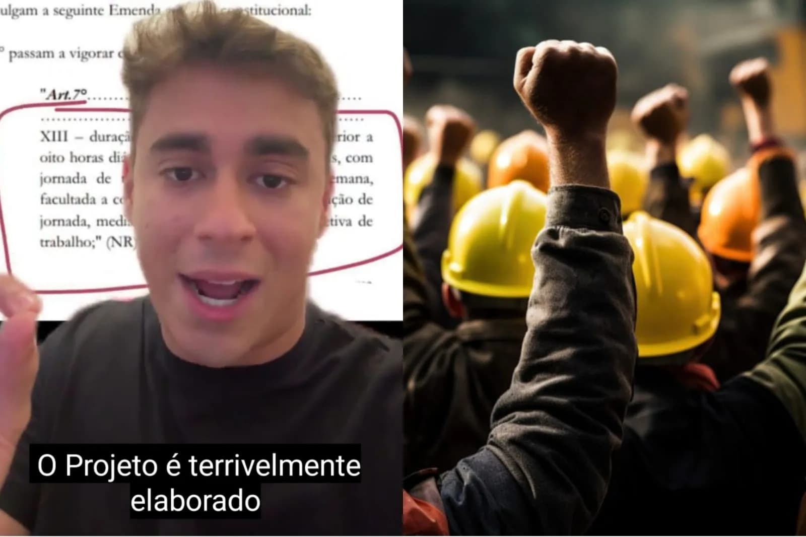 Nikolas Ferreira critica PEC do fim da escala 6×1 e pede debate &#8220;real&#8221;