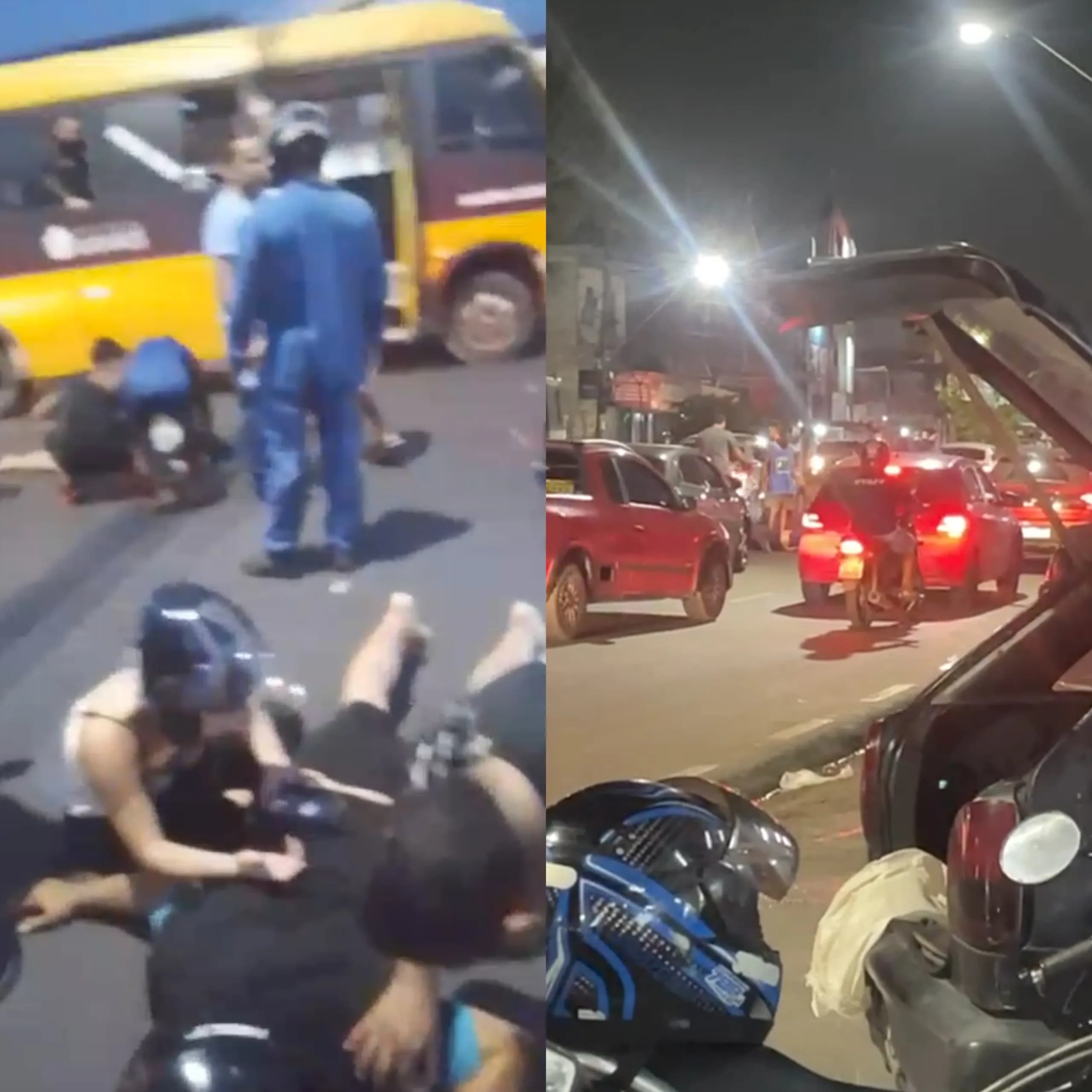 VÍDEOS: Feriado é marcado por acidentes de trânsito em Manaus