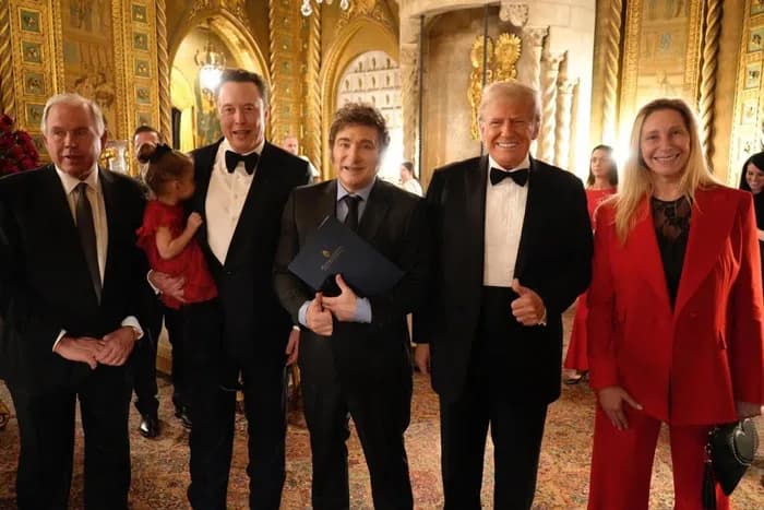Milei se encontra com Trump e Musk nos EUA e menciona &#8220;fantasma do comunismo&#8221;